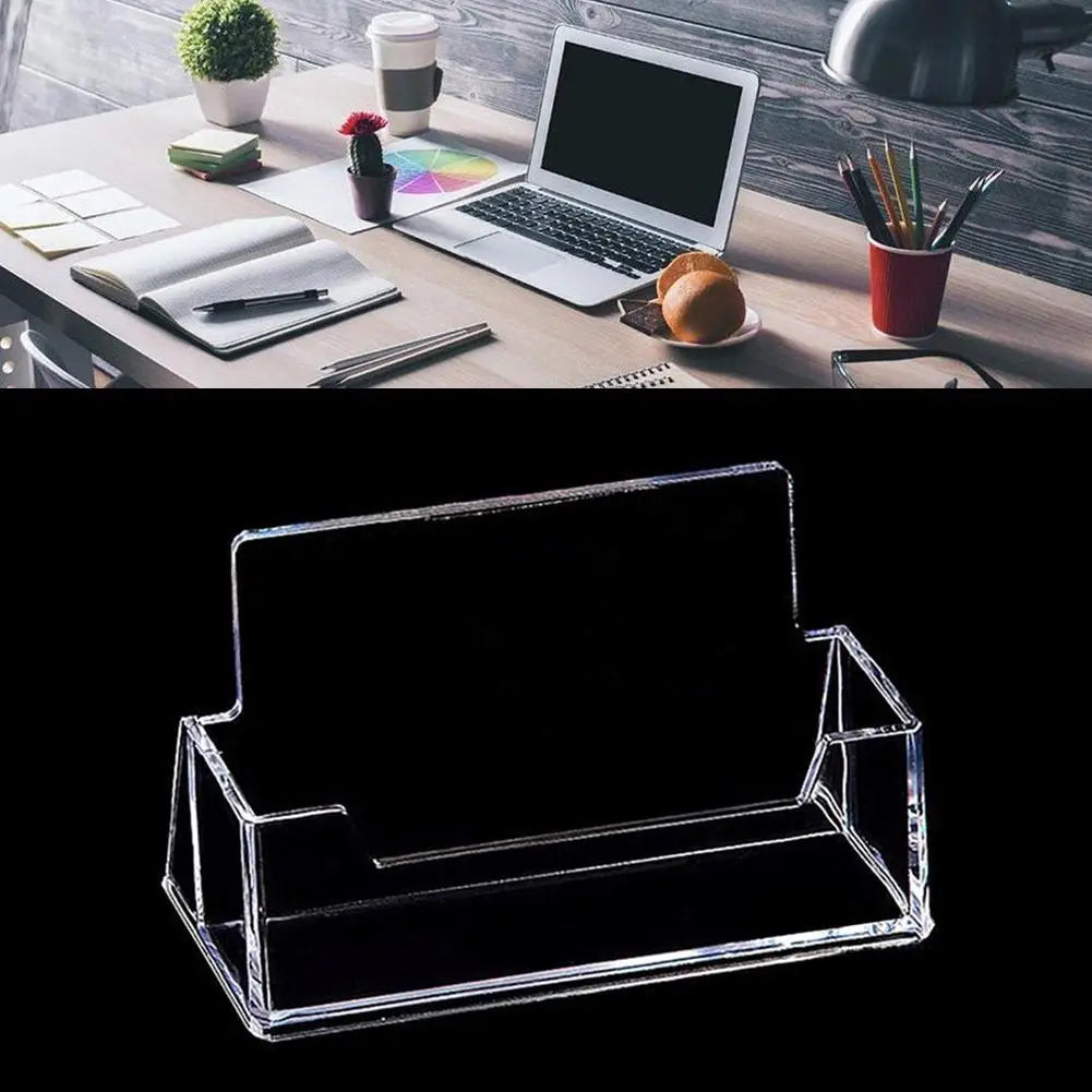 DeskAcrylic Clear Card Display Stand