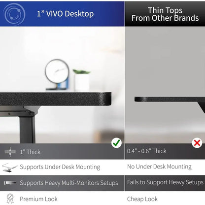 L-Shaped Memory Control Standing Desk