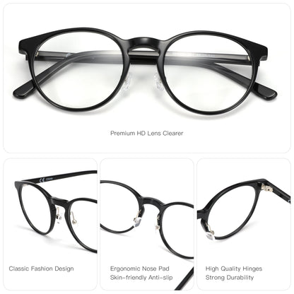 ZENOTTIC Retro Round Glasses