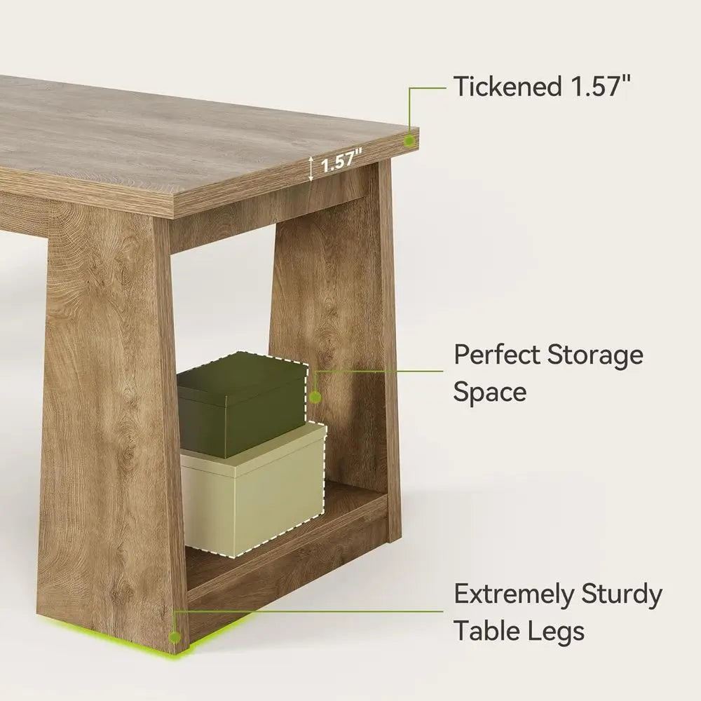 Dual-Person Home Office Desk
