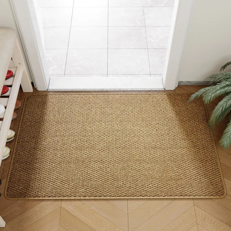 Faux Jute Non-Slip Entrance Doormat