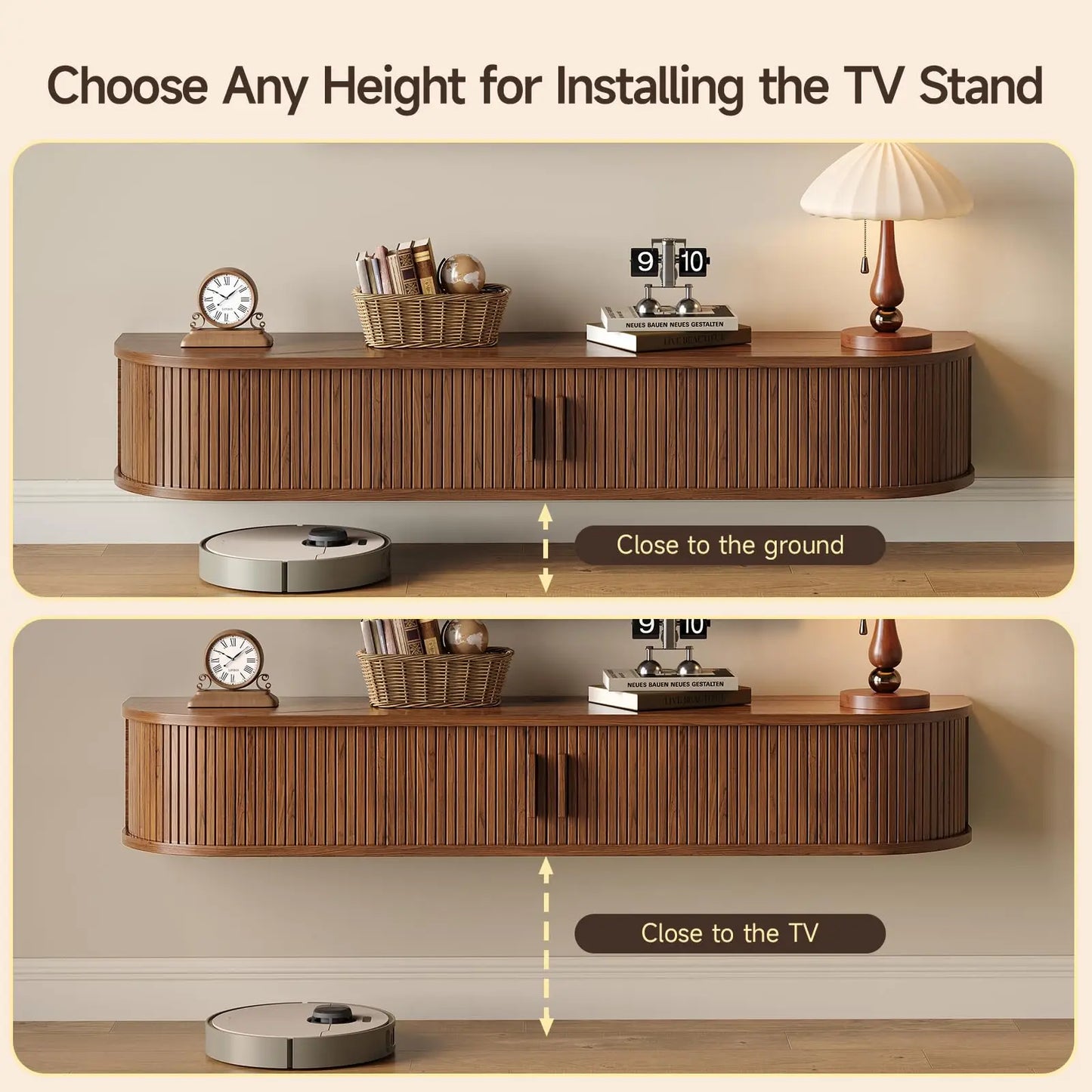 Aldric Floating Media Console