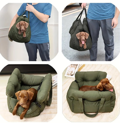 Dog Car Seat with Safety Belt