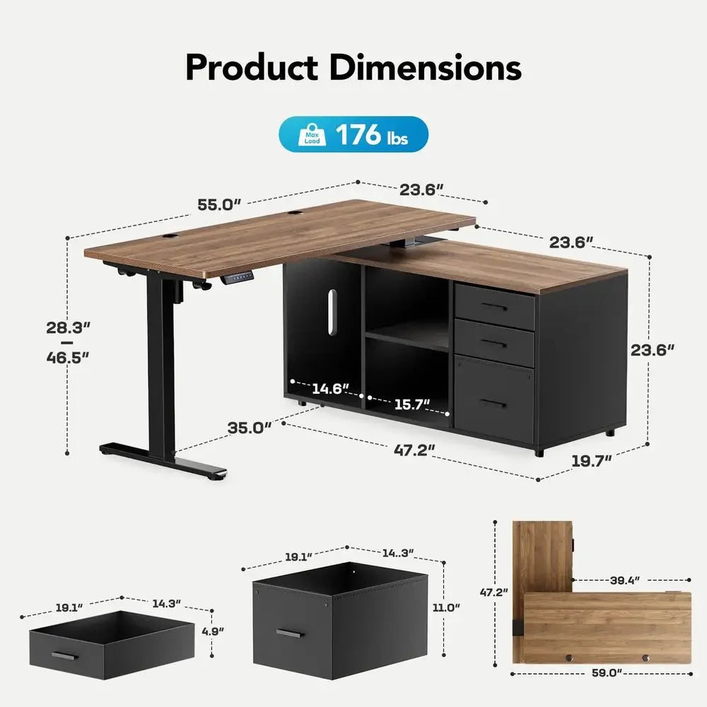 Prescott Executive L-Desk