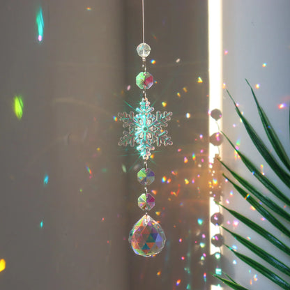 Crystal Snowflake Sun Catchers, Set of 4