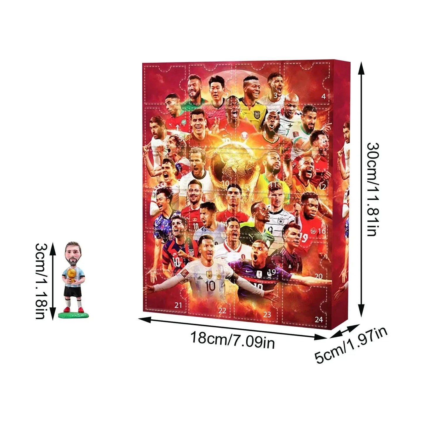 Soccer Advent Calendar, 24-Day Kids Countdown