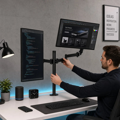 Kyspho Heavy-Duty Dual Monitor Mount
