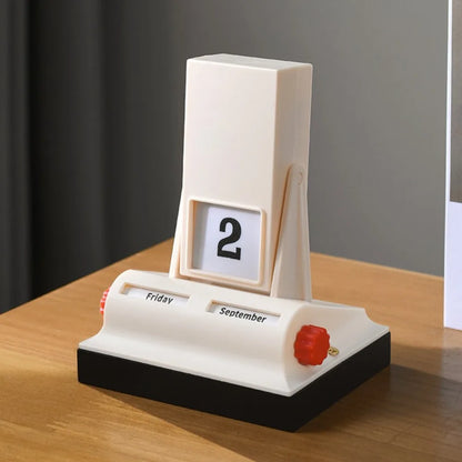 NordicFlip Retro Rotating Desk Calendar