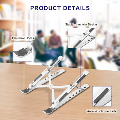 4-Level Foldable Laptop Riser