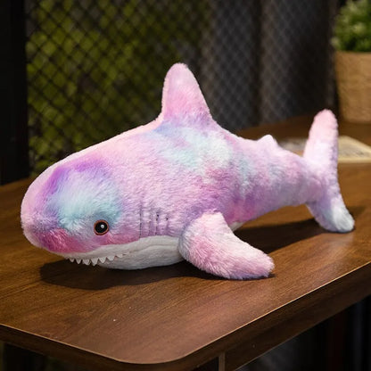 Purple Shark Plush Toy - 30cm