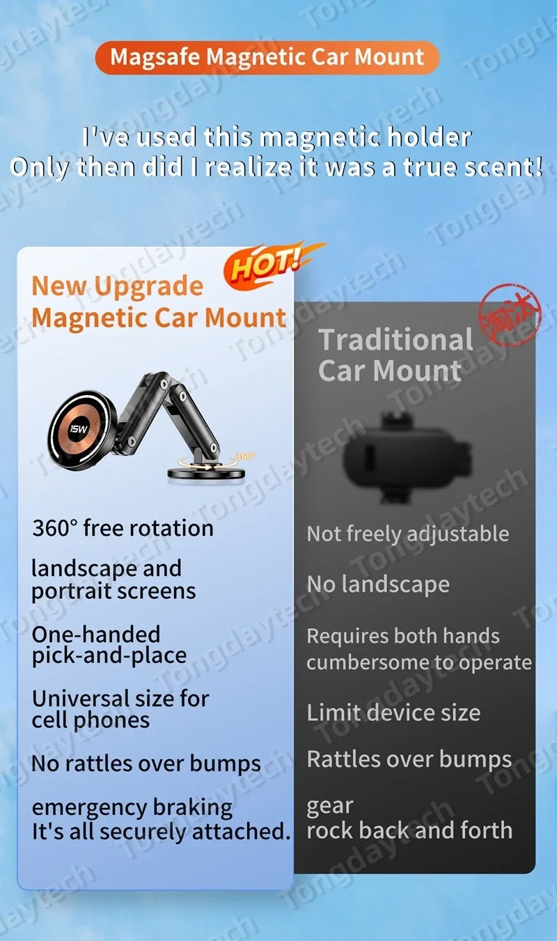 AeroMount Pro Magnetic Wireless Car Charger