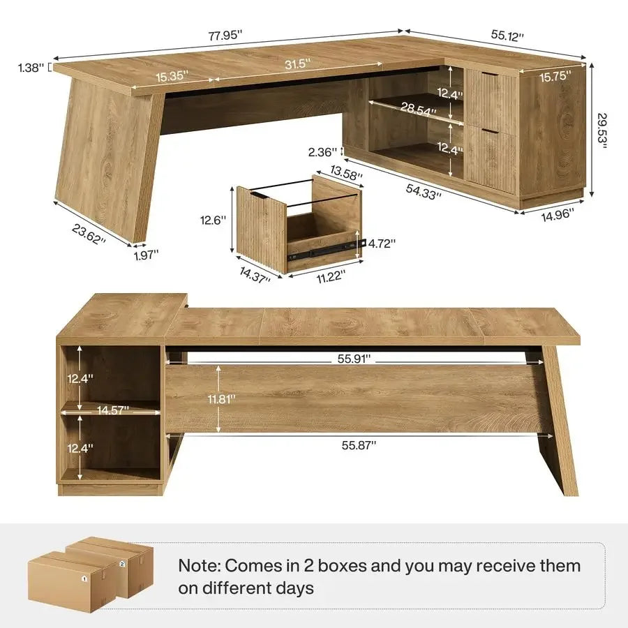 Oakridge Executive Corner Desk