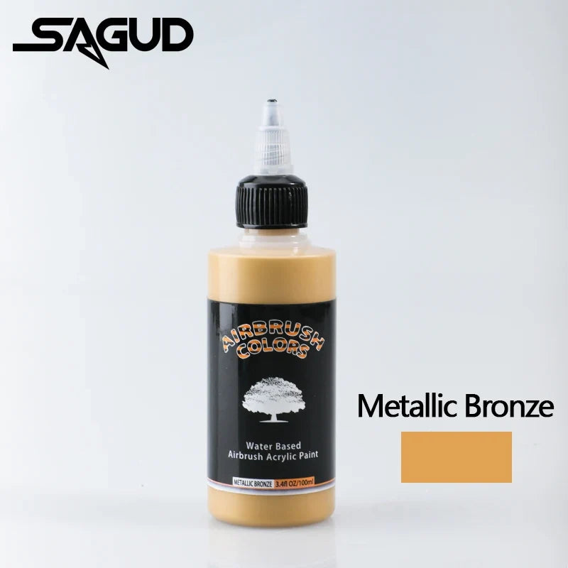 8-Color Airbrush Paint Set