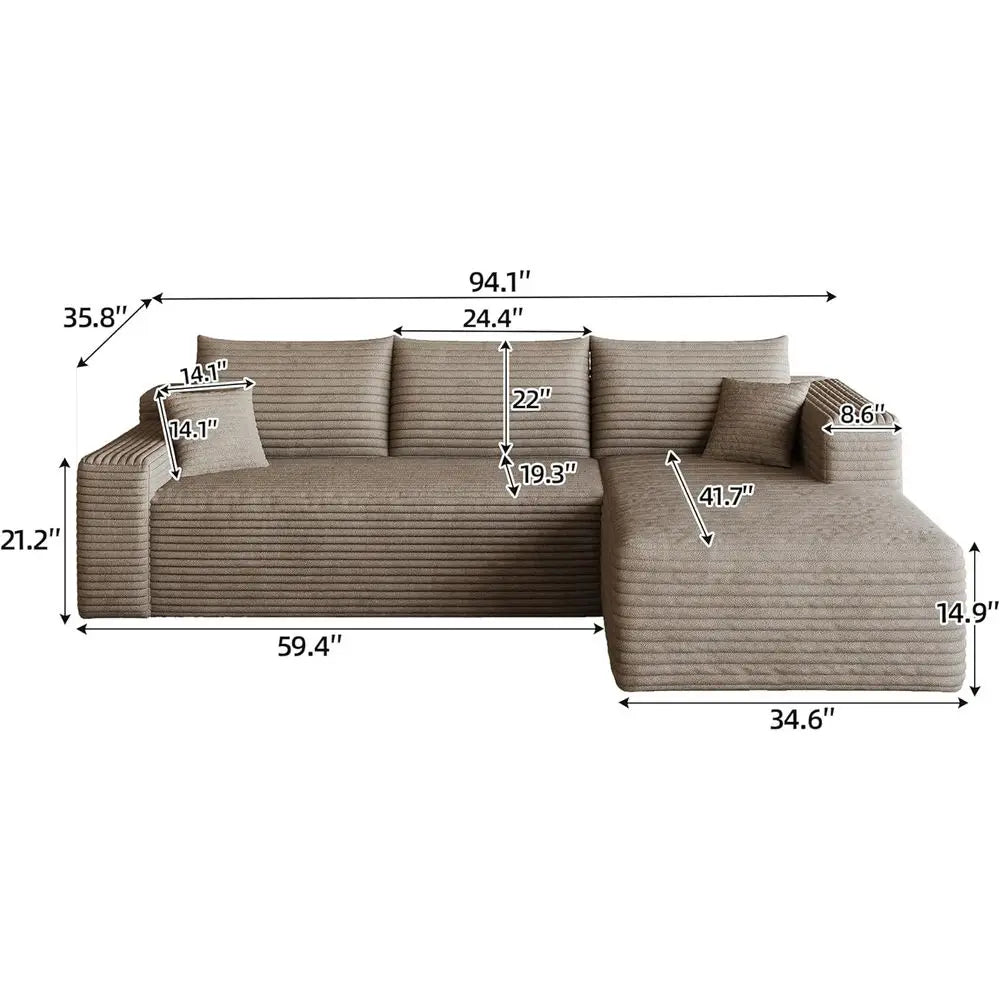 Wexford L-Shaped Cloud Sofa
