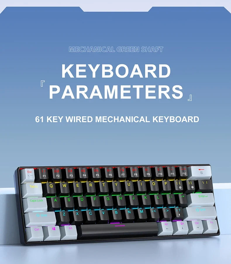 60% Mechanical Mini Keyboard with RGB