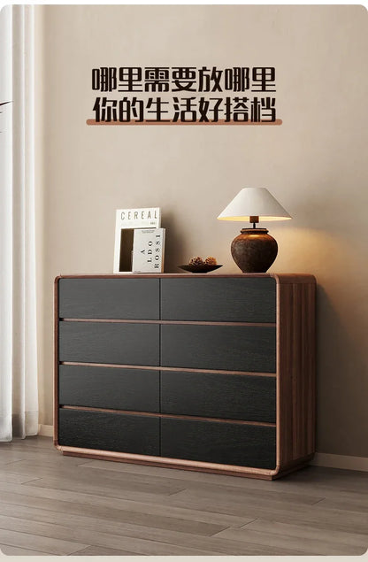 Modern Wood Storage Display Cabinet