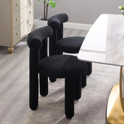 Ophelia Boucle Barrel Chairs