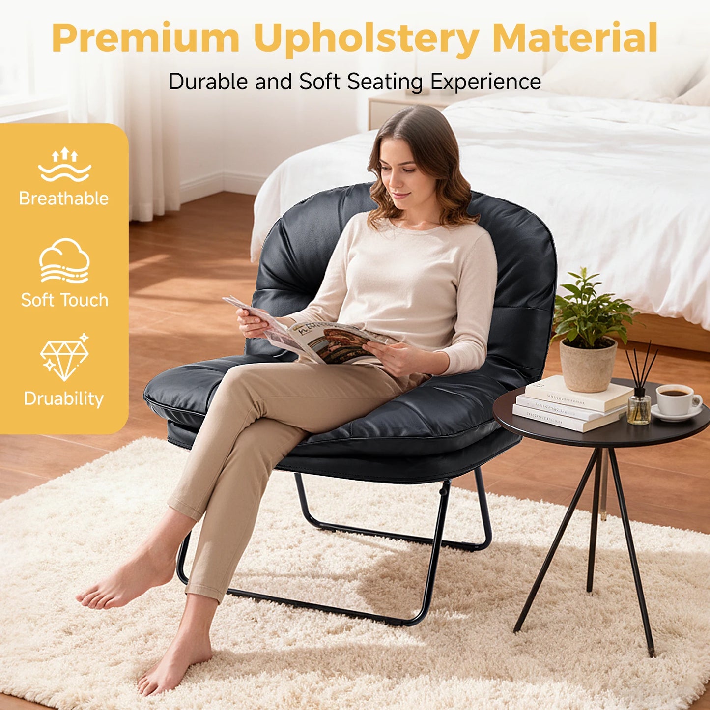 Luna Folding Saucer Chair