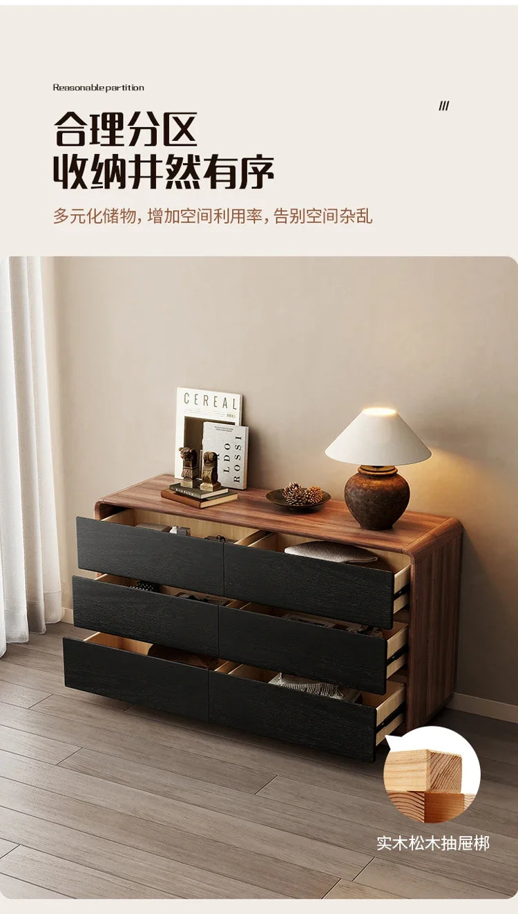 Modern Wood Storage Display Cabinet