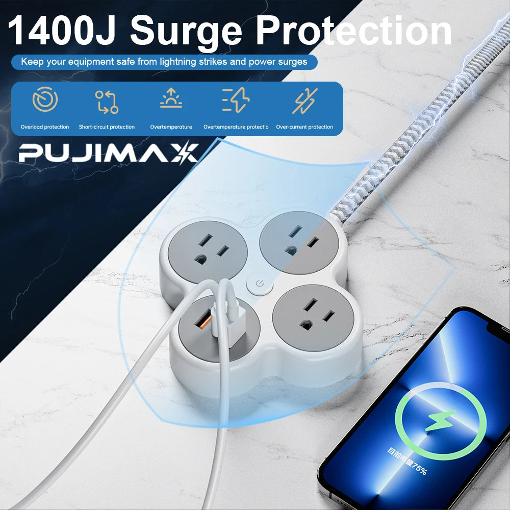 Braided Power Strip