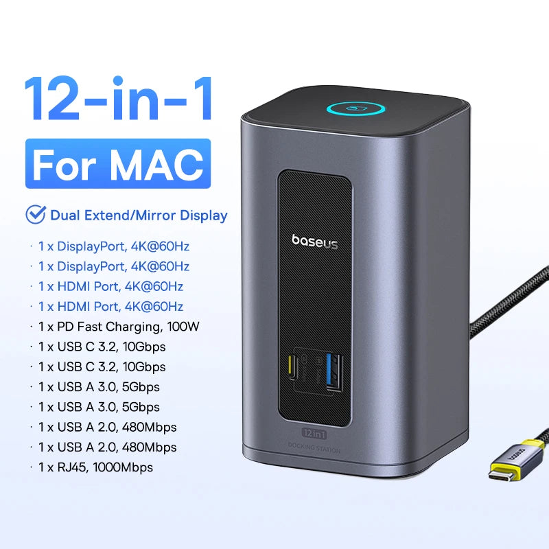Baseus 15-in-1 Docking Station