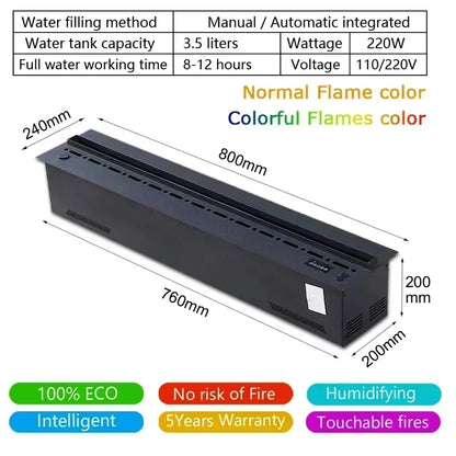 VaporFlame 3D Electric Fireplace