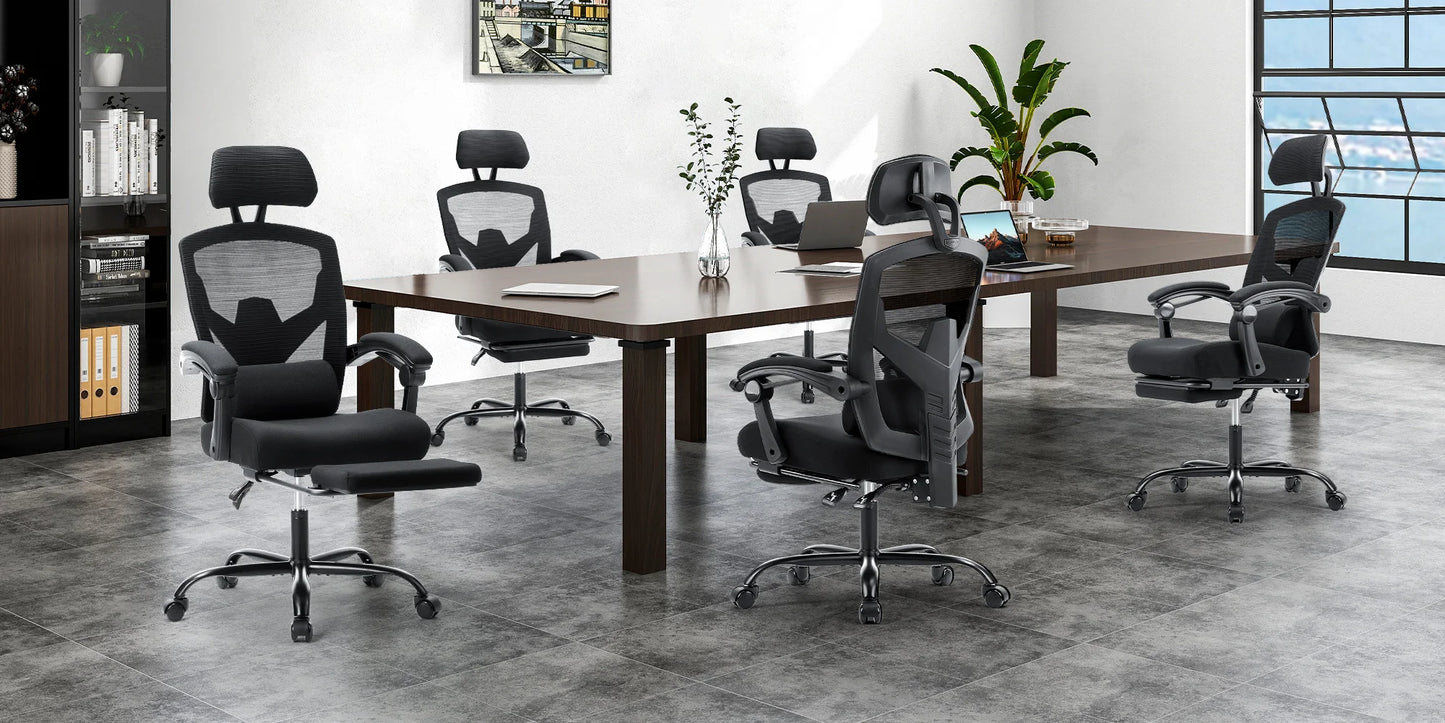Tall Reclining Ergonomic Office Chair