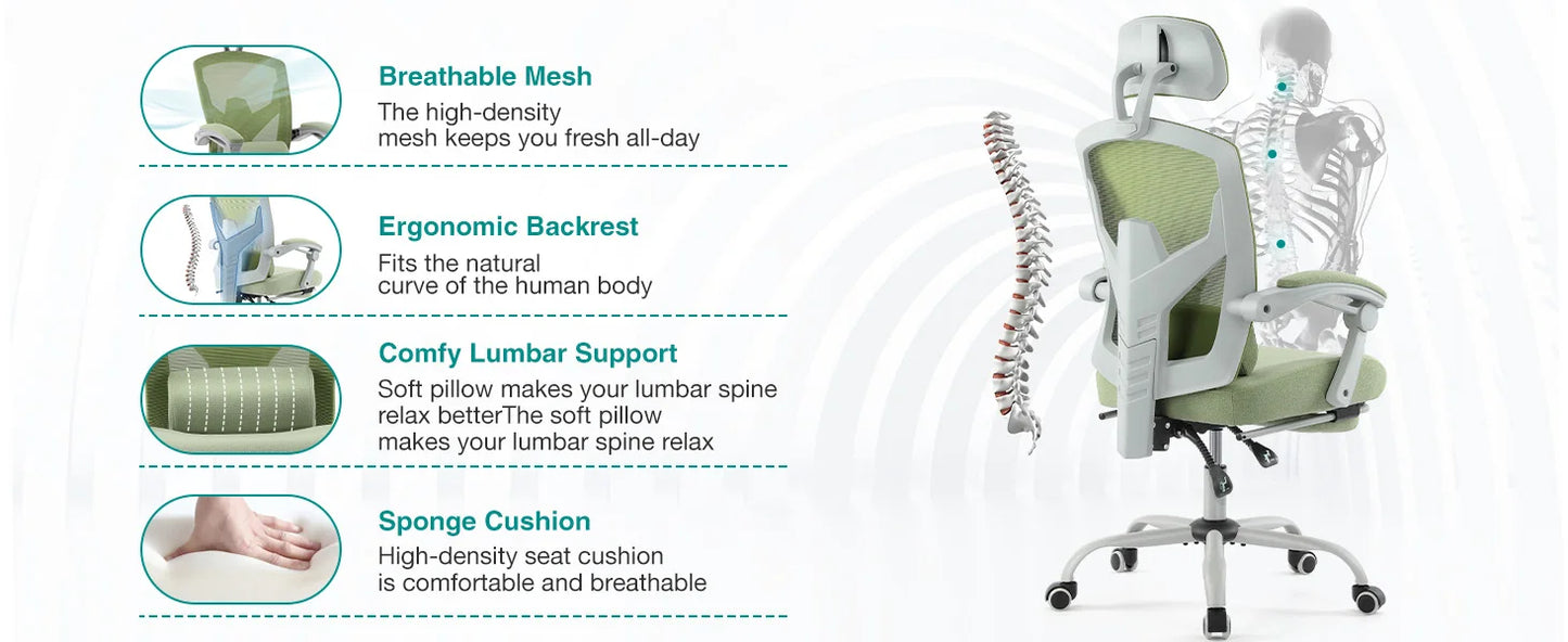 Reclining Mesh Rocker Chair