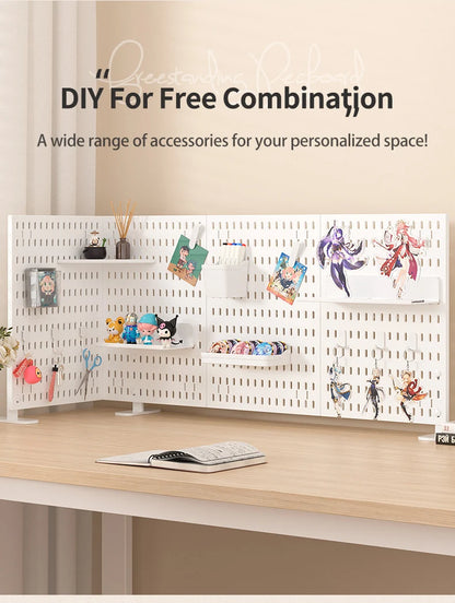 No-Drill Desktop Pegboard Organizer
