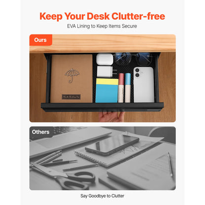 Under-Desk Slide-Out Drawer