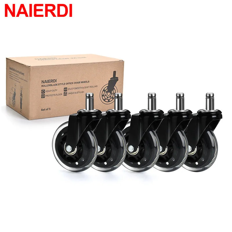 NAIERDI Office Chair Caster Wheels