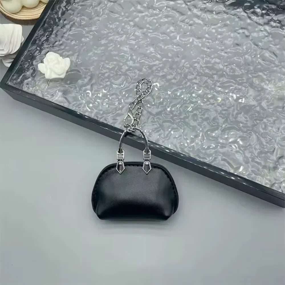 Mini Shell Coin Purse Keychain Charm