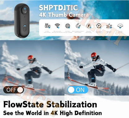 1080P Mini Action Camera, Helmet & Bike Mount