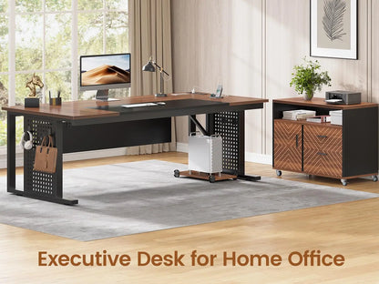 Monarch Executive L-Shaped Desk
