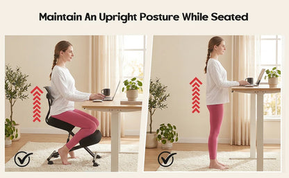 Fabric Ergonomic Kneeling Chair