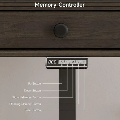 Retro Curved Standing Desk