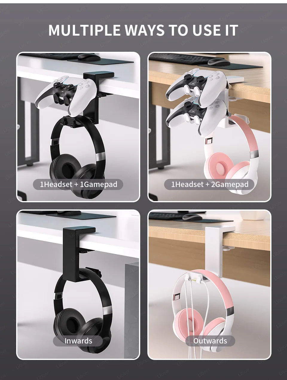 2-in-1 Controller Headphone Stand