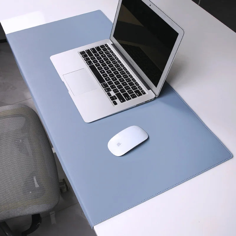 PU Leather Desk Mat with Wrist Support
