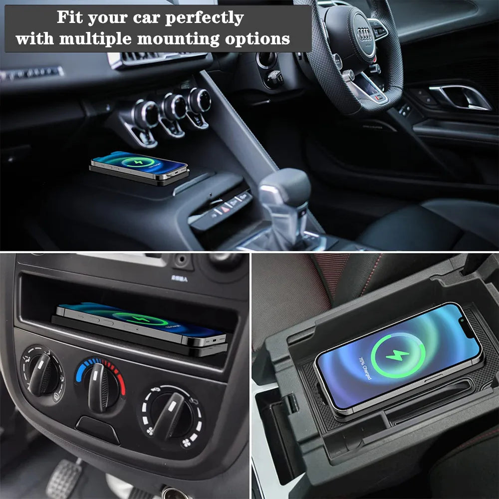 Anti-Slip Fast Car Charging Pad