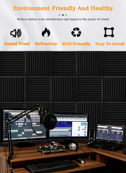 Studio Acoustic Foam Panel Set