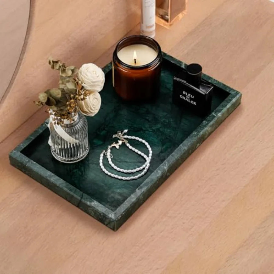 MarbleLuxe Decorative Organization Tray