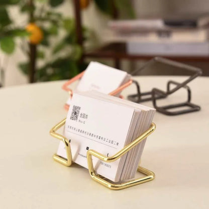 GoldDesk Metal Card Display Bracket