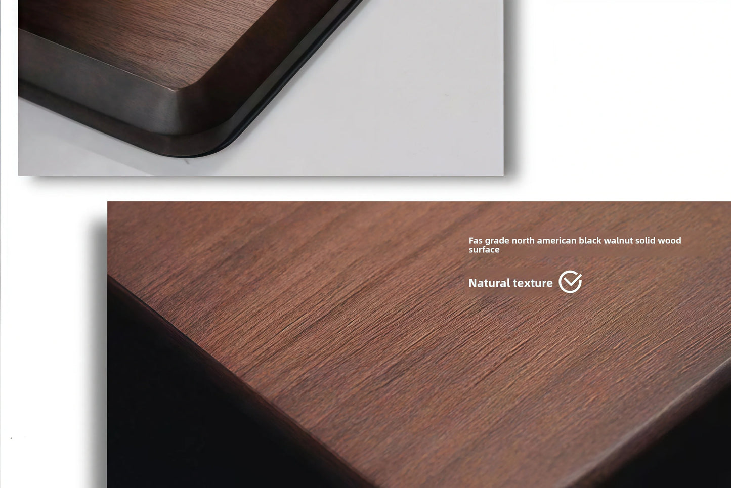 Premium Black Walnut Wood Monitor Stand
