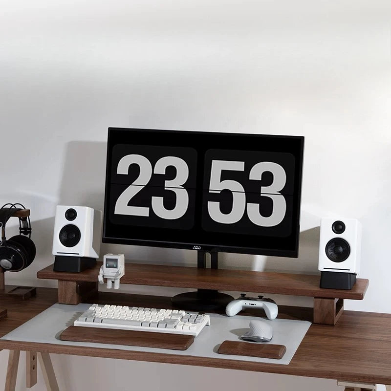 Black Walnut Adjustable Desk Riser