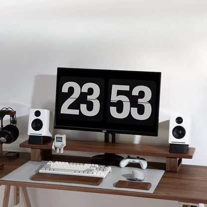 Black Walnut Adjustable Desk Riser