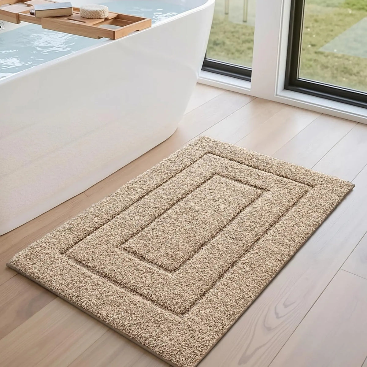 Ergové Bath Mat Polyester TPR Backing 5 Colors 3 Sizes