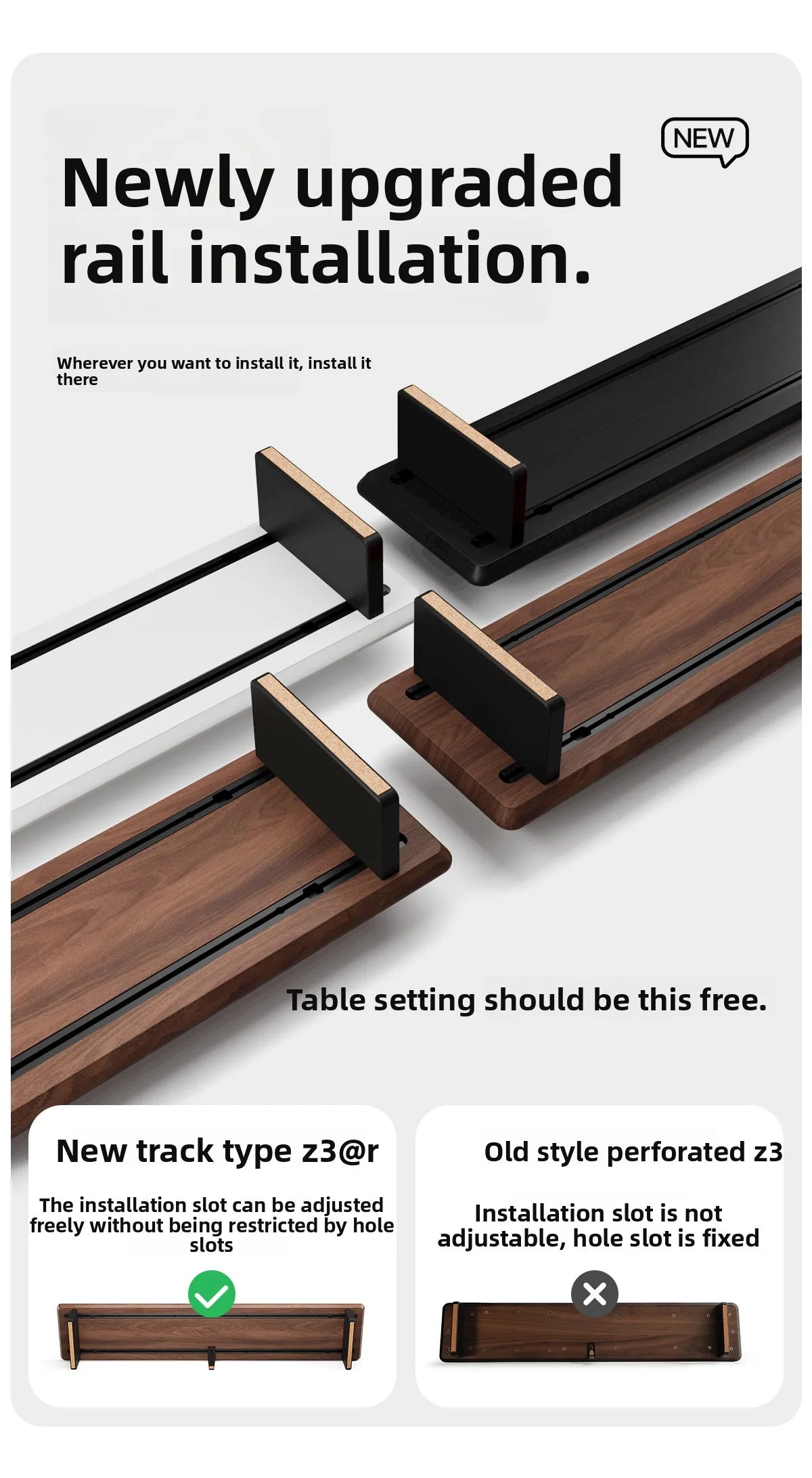 Z3 Pro Modular Solid Wood Monitor Riser