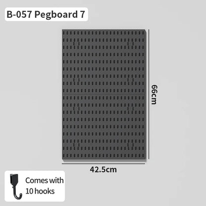 No-Holes Wall Pegboard Organizer