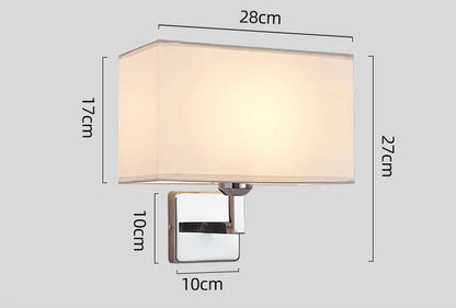 Bedside Sconce with Independent Reading Light
