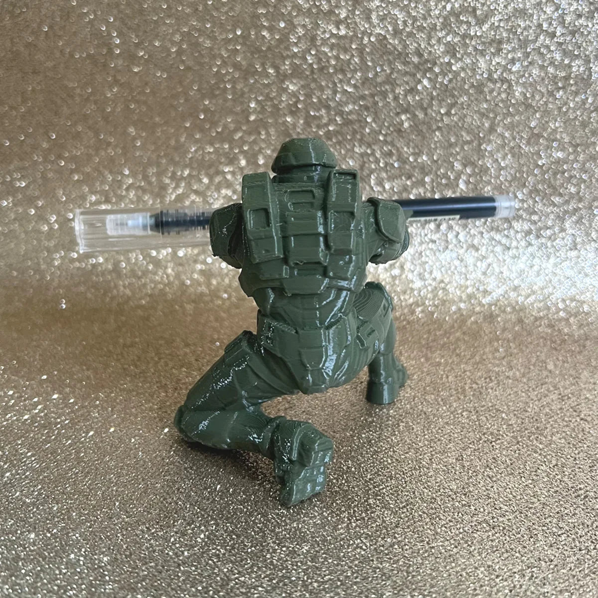 3D Printed Soldier Pen Holder